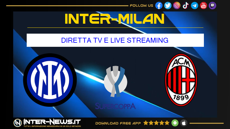 Inter-Milan dove vederla