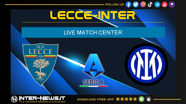 Lecce-Inter informazioni, formazioni