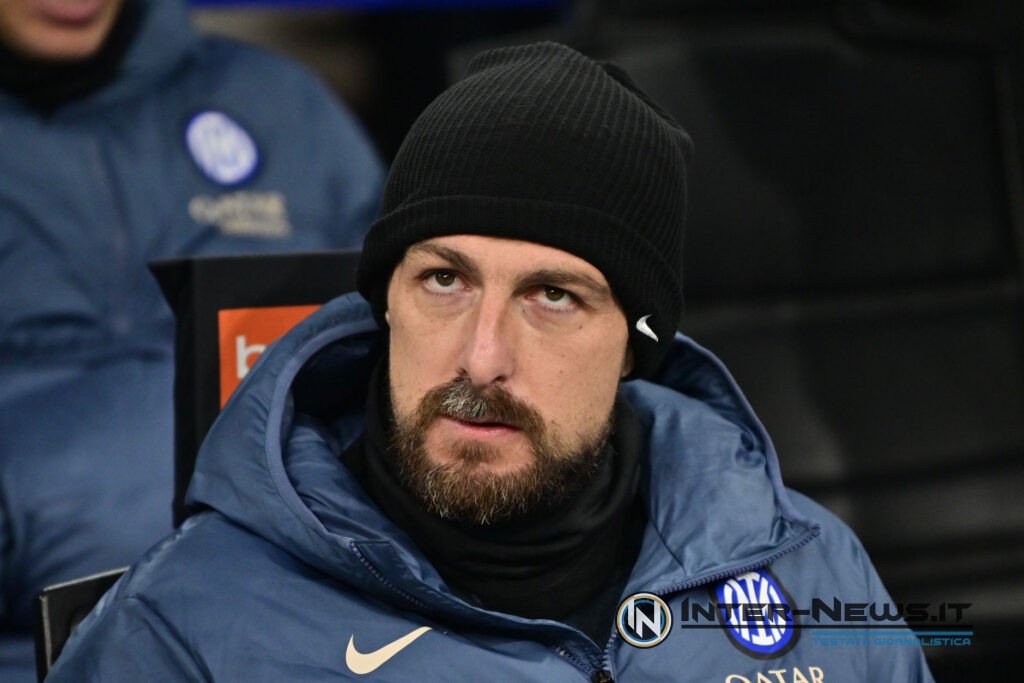 Francesco Acerbi in panchina durante Inter-Bologna di Serie A (Photo by Tommaso Fimiano/Inter-News.it ©)