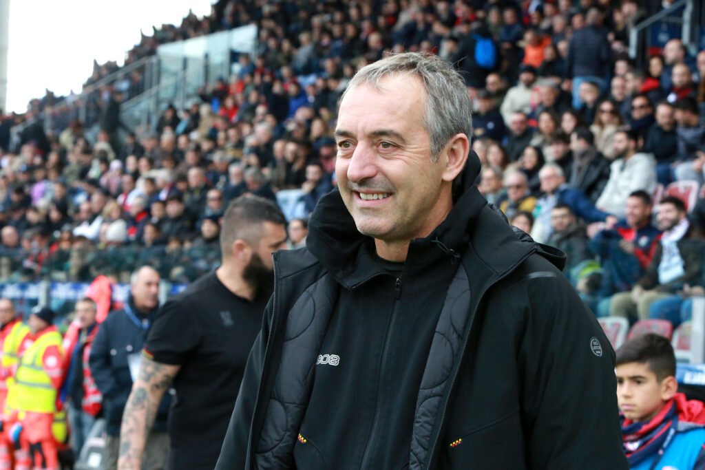 Marco Giampaolo in Cagliari-Lecce