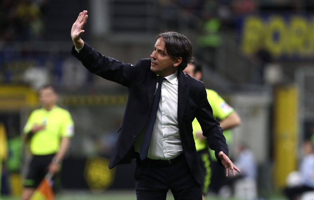 Simone Inzaghi in Inter-Cagliari