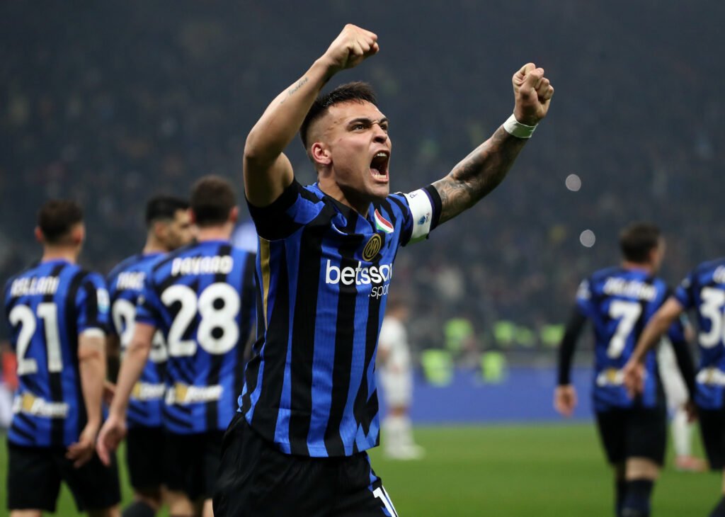 Lautaro Martinez gol in Inter-Empoli, San Siro. Serie A