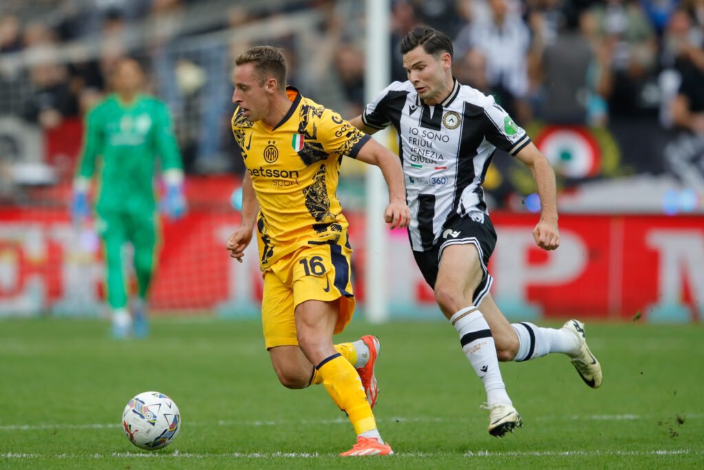 Davide Frattesi e Jurgen Ekkelenkamp in Udinese-Inter