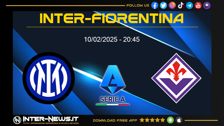 Inter-Fiorentina probabili formazioni