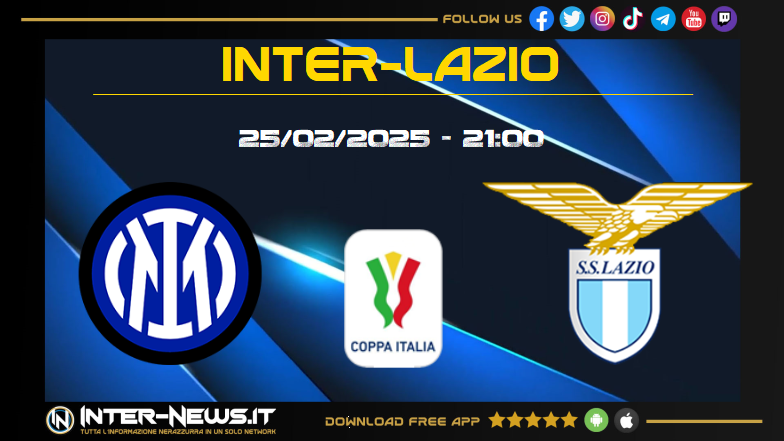 Inter-Lazio probabili formazioni