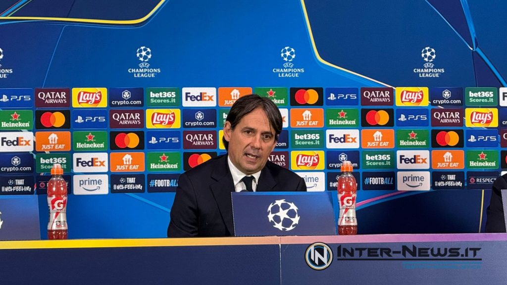 Simone Inzaghi, Inter-Monaco conferenza Champions League