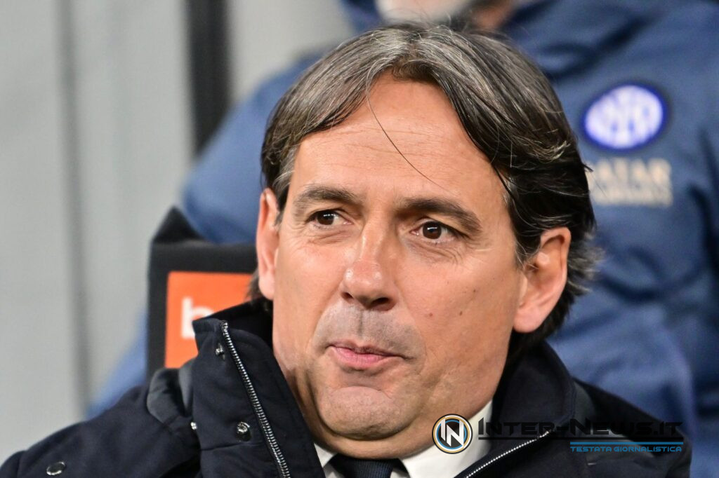 Simone Inzaghi in panchina in occasione di Inter-Fiorentina di Serie A (Photo by Tommaso Fimiano/Inter-News.it ©)