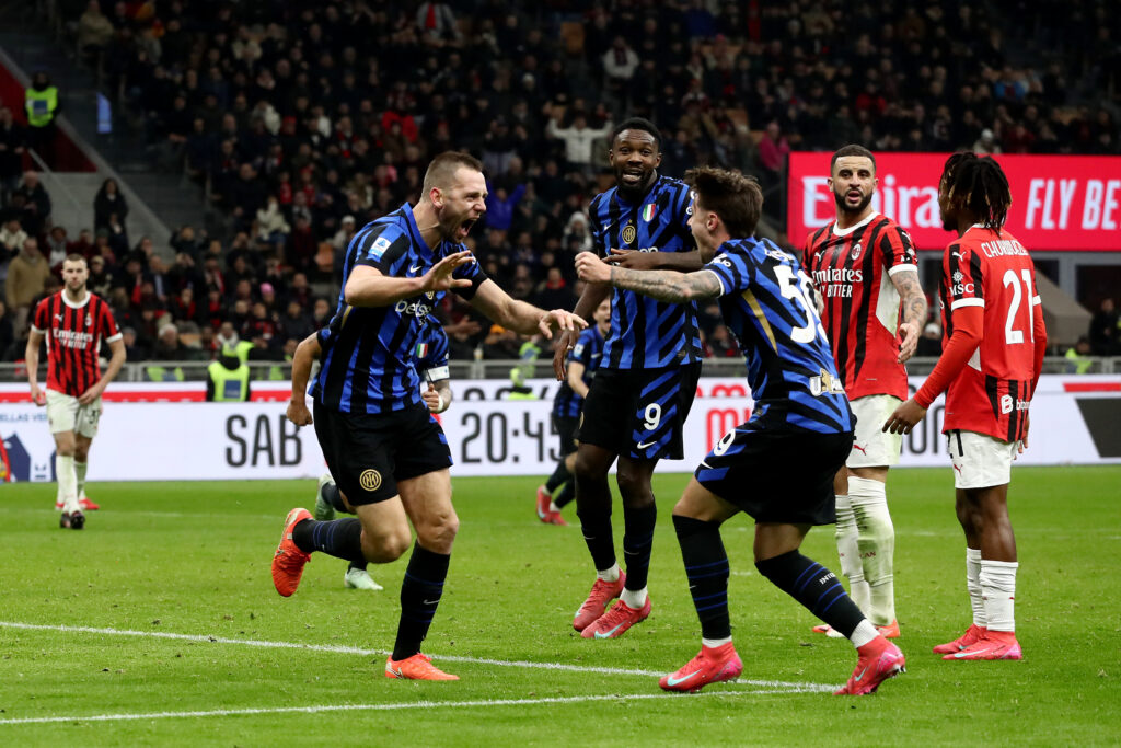 Stefan de Vrij e Nicola Zalewski, Milan-Inter
