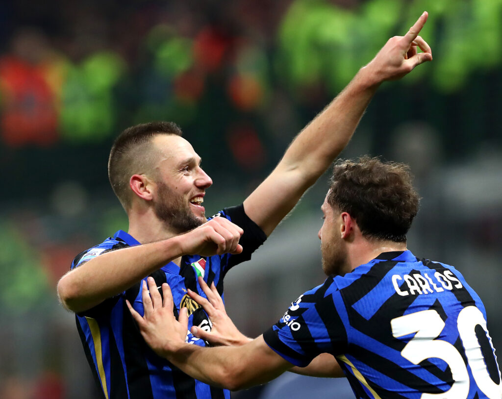 Stefan De Vrij e Carlo Augusto in Milan-Inter