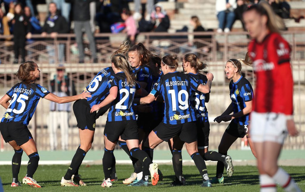 Inter Women all'Arena Civica in Inter-Milan Women di Serie A Femminile