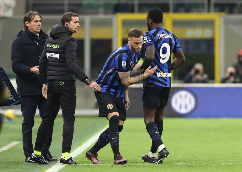 Marko Arnautovic e Marcus Thuram, Inter