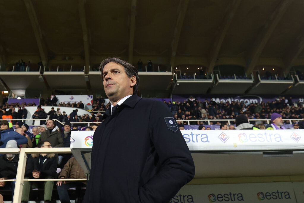Simone Inzaghi in Fiorentina-Inter