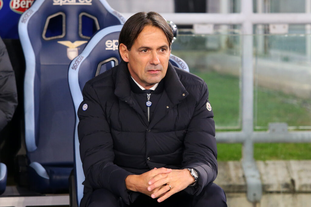 Simone Inzaghi in Lazio-Inter