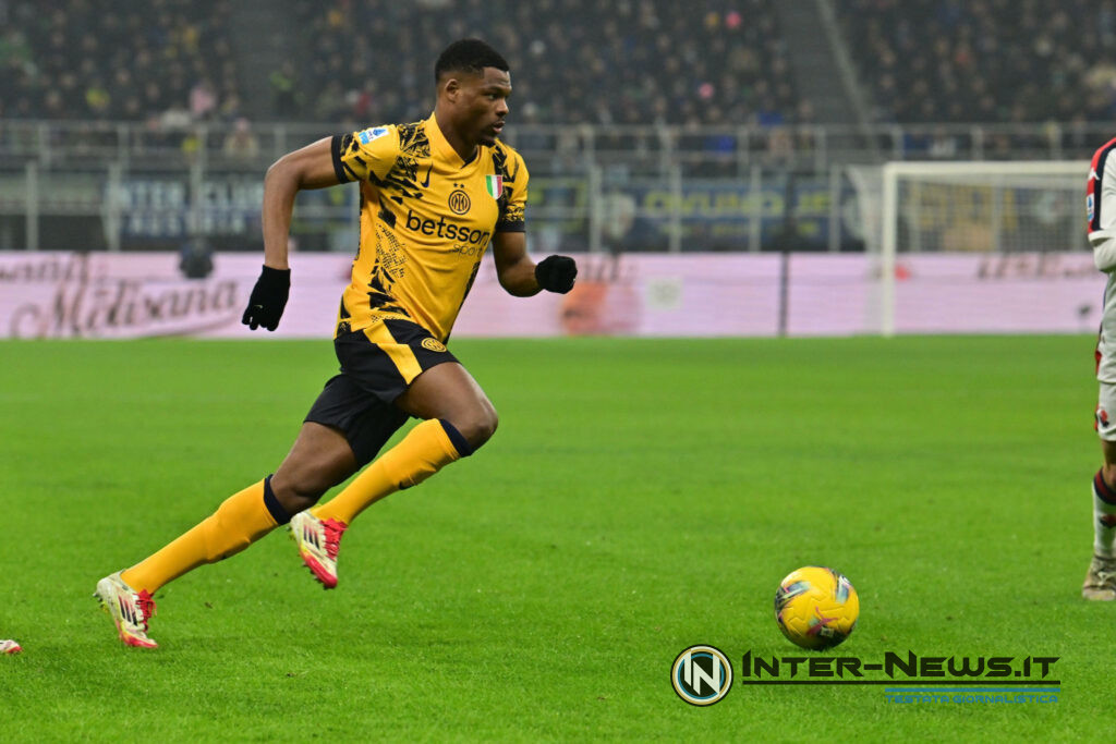 Denzel Dumfries in Inter-Genoa