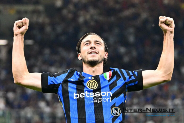 Matteo Darmian esulta in Inter-Lecce di Serie A (Photo by Tommaso Fimiano/Inter-News.it ©)