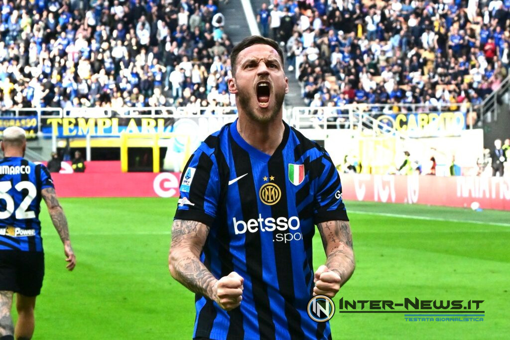 Esultanza di Marko Arnautovic in Inter-Udinese
