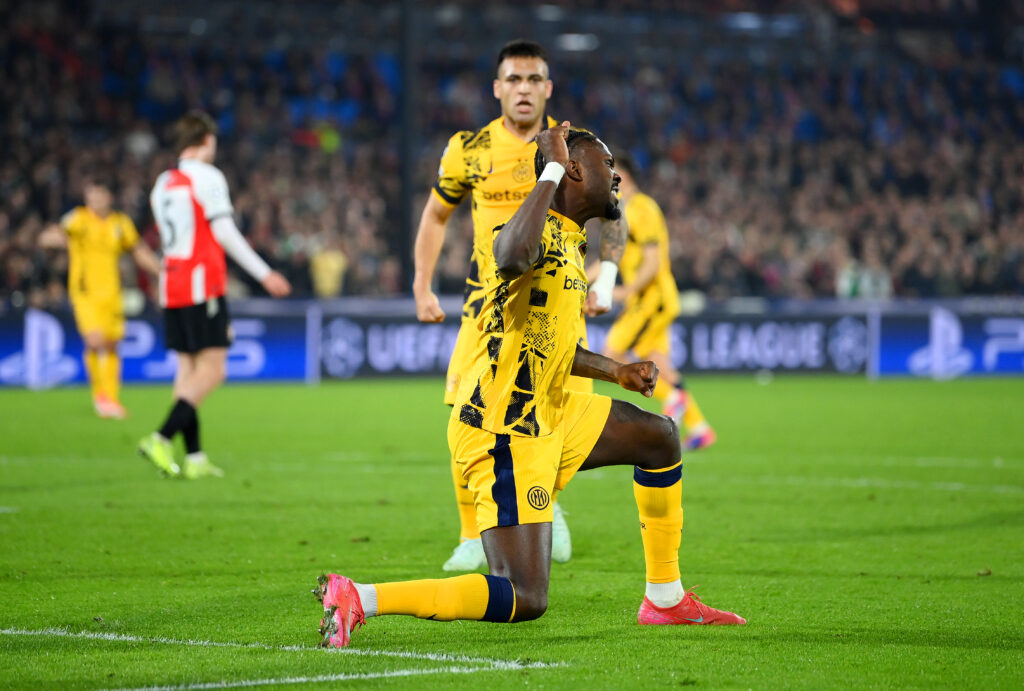 Marcus Thuram e Lautaro Martinez, Feyenoord-Inter