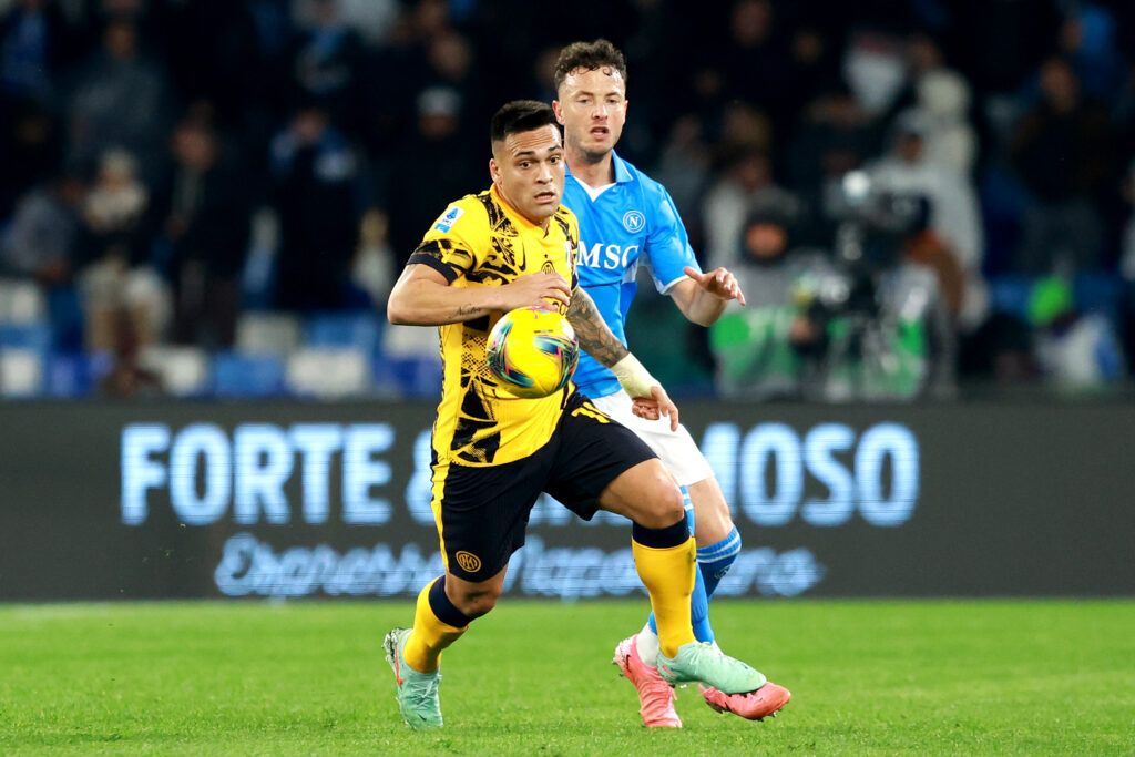 Napoli-Inter, Lautaro Martinez