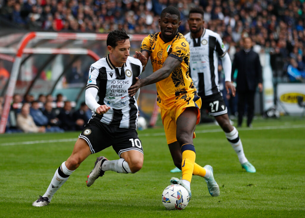 Florian Thauvin in Udinese-Inter