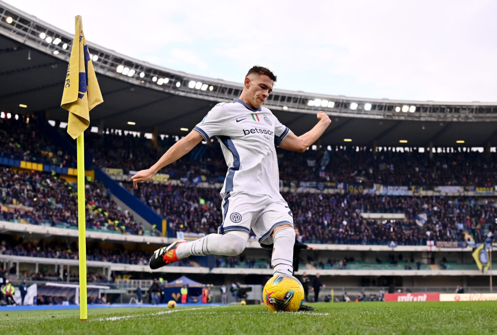 Kristjan Asllani in Verona-Inter