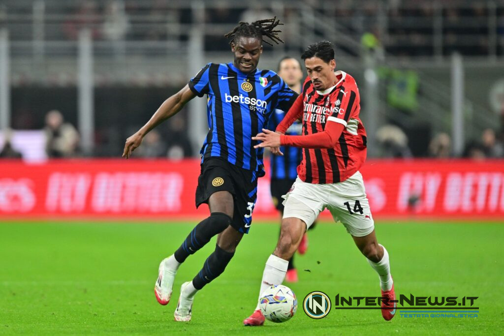 Milan-Inter, Bisseck e Reijnders, Coppa Italia (Photo by Tommaso Fimiano - Copyright Inter-News.it)